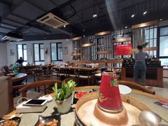 大堂-贰重天冰煮羊自助火锅(东坝店)