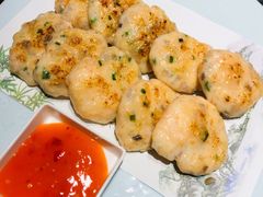 莲藕酿煎虾饼-聚缘堂·海鲜私房菜(松岭路店)