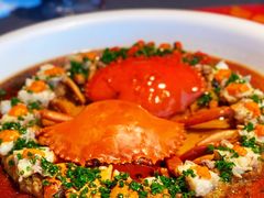 糟骨头黑豚肉碎蒸膏蟹-上海滩餐厅(BFC外滩金融中心店)