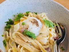 奶油培根半熟蛋意面-EN SPACE恩空间