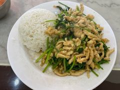芫爆鸡丝饭-臻味斋