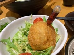 酥炸猪肉裹温泉蛋-胜博殿日式炸猪排(西红门店)