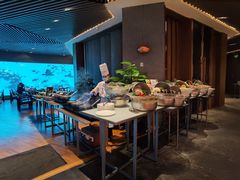 -海棠湾洲际-涛·海底餐厅·美人鱼·自助餐·海底隧道