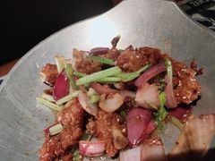 蒜香蜜汁排骨-绿茶餐厅(布吉万象汇店)