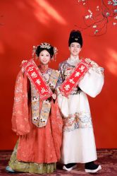 -后宫·古装汉服京剧儿童亲子全家福摄影