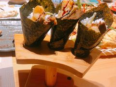 香酥鳕鱼鹅肝手卷-本逸·割烹料理(湖墅店)