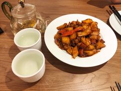 黑椒叉烧土豆丁-顺风汤馆·广府粤菜(江宸天街店)