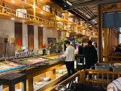 自助取餐区-韩京炭火烤肉自助料理(柯桥万达店)