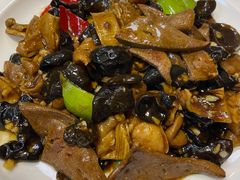 传统腊八蒜爆三样-便宜坊烤鸭店(甜水园店)