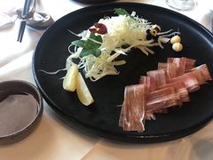 三年金钱火腿配大理手撕乳扇-泓0871臻选云南菜·味庄