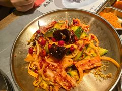 拌花菜-草家酱蟹炭火烤肉店(珲春南路一店)