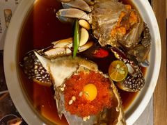 草家招牌酱油蟹-草家酱蟹炭火烤肉店(珲春南路一店)