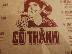菜单-Cô Thành Restaurant