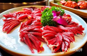 Fresh Goose Intestine with Pig's Stomach