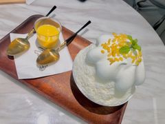 芒果肉加芒果芝士-丹礼糖甜品