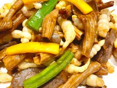 宝塔菜炒鹅肾顶-轩记海鲜餐厅·四十五年老字号·经典粤菜(西区彩虹店)