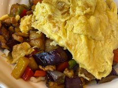 茄子肉丁鸡蛋拌面-文三里屯面馆(三里屯店)
