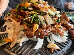 铁板炙烤坝上羊肉-那家山城(樱桃园店)