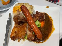 黑椒鸡扒热狗肠蛋饭配饮-翠华餐厅(宝安壹方城店)
