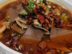 香辣羊血旺-老牌坊鲁菜名店(宽厚里店)