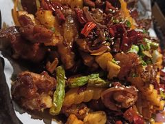 香辣肥肠鸡-嘎嘎鸭脑壳(蜀汉路店)