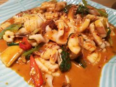 自制辣椒膏炒鲜鱿-米纸越南小馆(金鹰世界店)