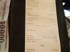 菜单-纽约咖啡馆