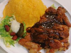 黑椒鸡扒蛋包饭-锦园春香港茶餐厅(西海湾旗舰店)