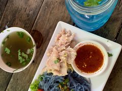 -蝶豆花蓝面条