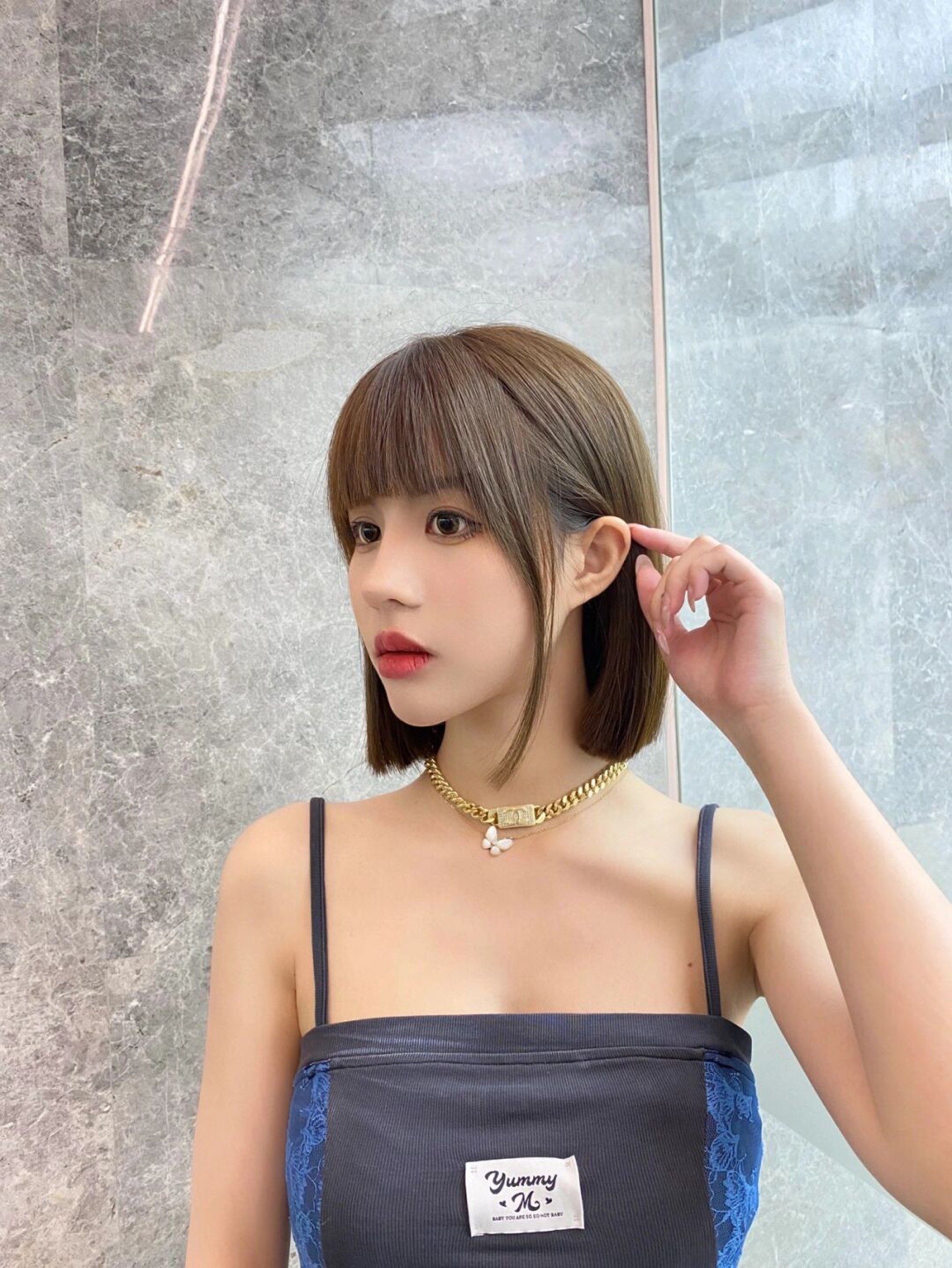 米棕色 #附近哪里做头发好 #简单又好