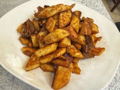 干煸馕炒肉-汗腾格里·风味餐厅(新疆驻京办店)