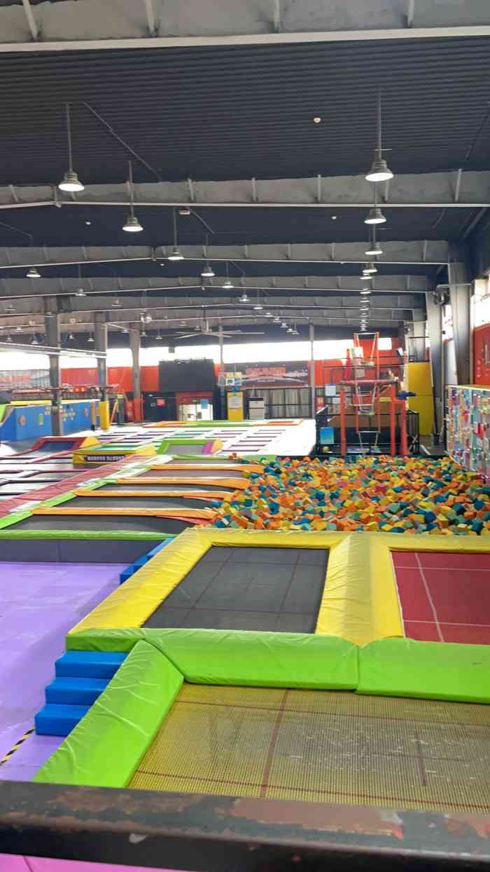 多乐岛蹦床公园(杭州店)-"玩的朋友量力而行,不小心扭了[微笑],项.