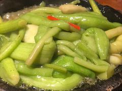 铁板鲜芋梗-农厨好味·温泉鹅·农家菜