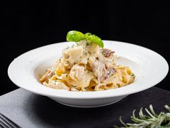 奶油培根意面-404干式熟成牛排馆•聚会餐厅