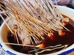-拈签一笑黄牛肉辣卤串串
