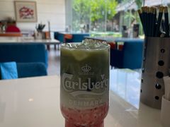 草莓抹茶拿铁-北京德胜门华宇假日酒店·画廊咖啡厅