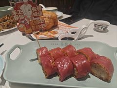 升级版墨鱼鲜虾红米肠-喜势点·糖沙翁手工茶点·本地人茶居(永庆坊店)