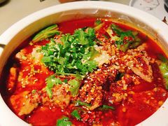 水煮牛肉-绿茶餐厅(成都大悦城店)