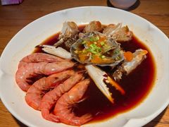 十八斩红膏蟹拼红虾-原製原味(普陀山磐龙店)