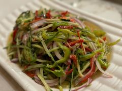 皮牙子辣椒黄瓜凉拌菜-喀什骑仕大观园