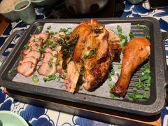 綠茶烤肉烤鸡拼盘-绿茶餐厅(布吉万象汇店)