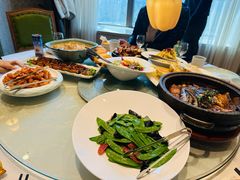 -海派美食·家宴海鲜青岛菜·石锅鲽鱼头(东方城店)