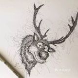 一组迪士尼卡通角色插画作品欣赏[礼花]
