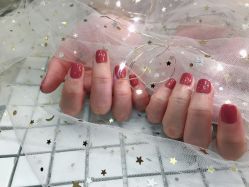 豆沙色-爱睫物语·疗愈美睫美甲