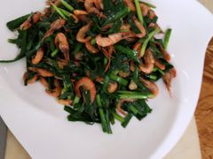 韭菜炒河虾-三得正宗乌烈乳羊(环城东二路店)