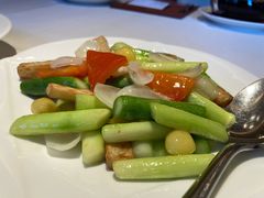 淮山银杏炒幼芦笋-利苑酒家(华熙国际店)