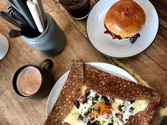 鸡蛋蘑菇熏肉荞麦可丽饼-RAC BAR(安福路店)