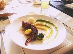 焦香章鱼配黑醋汁-北京建国饭店杰斯汀法餐厅