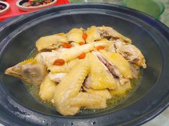 鲜人参水晶鸡-雅和生态渔庄·宜城锅巴饭(龙灵山公园店)