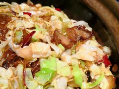 砂锅腊肉圆白菜-南京大牌档(济南万象城店)